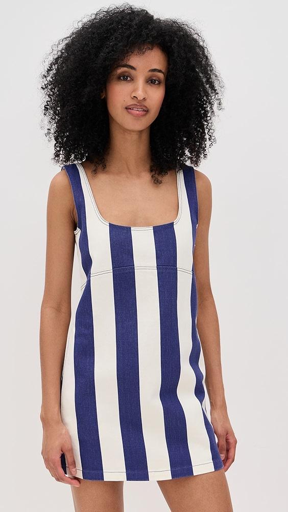 SIMONMILLER Sahara Striped Denim Dress | Shopbop Product Image