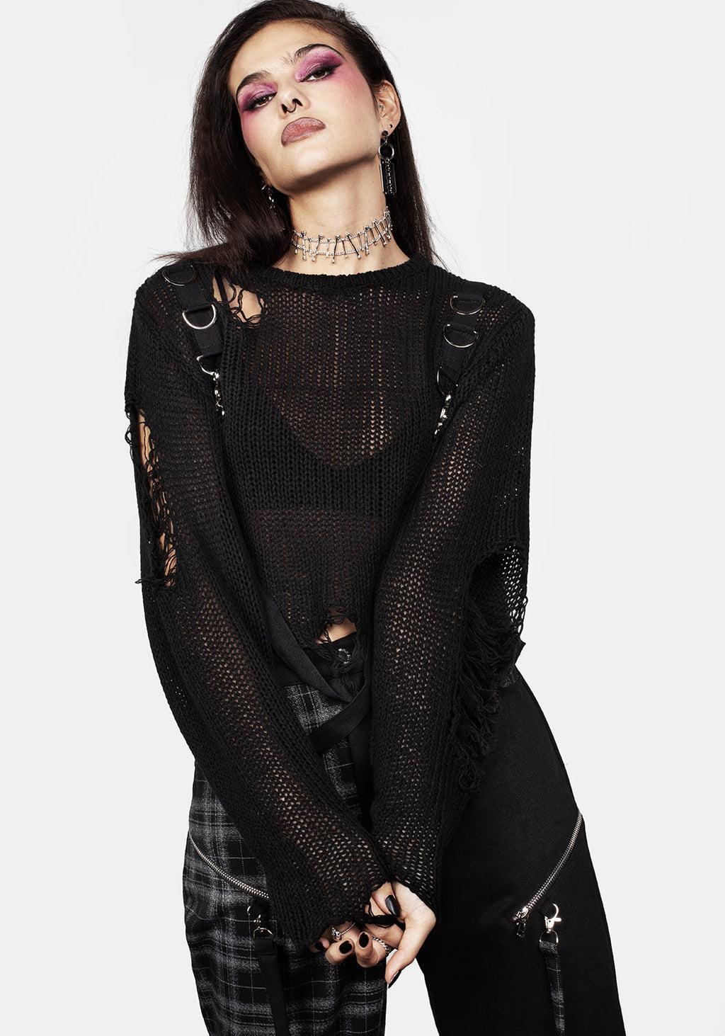 Rebellion Hardware Bondage Sweater Product Image