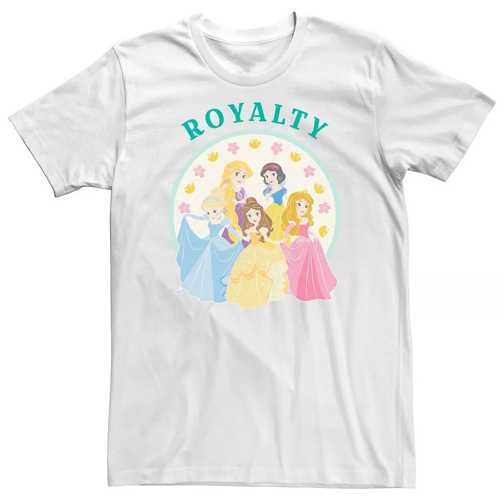 Men's Disney Princess Cute Royalty Tee, Size: XXL, White Product Image