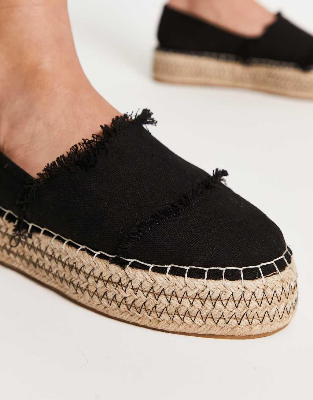South Beach frayed espadrille Product Image