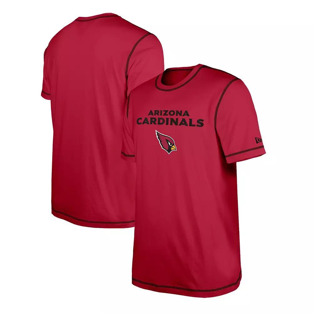 Men's New Era  Cardinal Arizona Cardinals Third Down Puff Print T-Shirt, Size: XL, Red Product Image