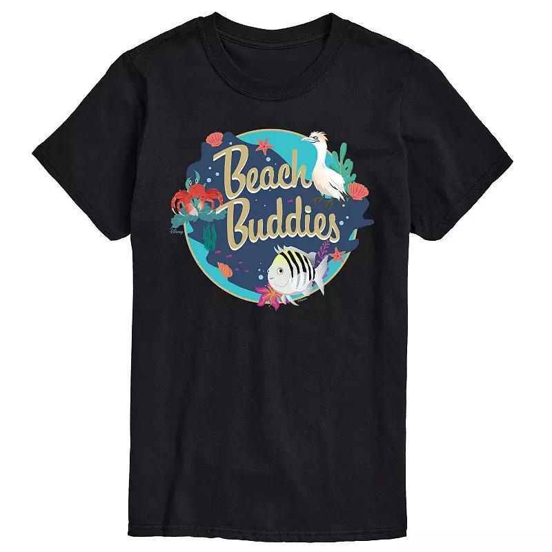 Disney Princess Big & Tall Belle Library Graphic Tee, Mens Blue Product Image