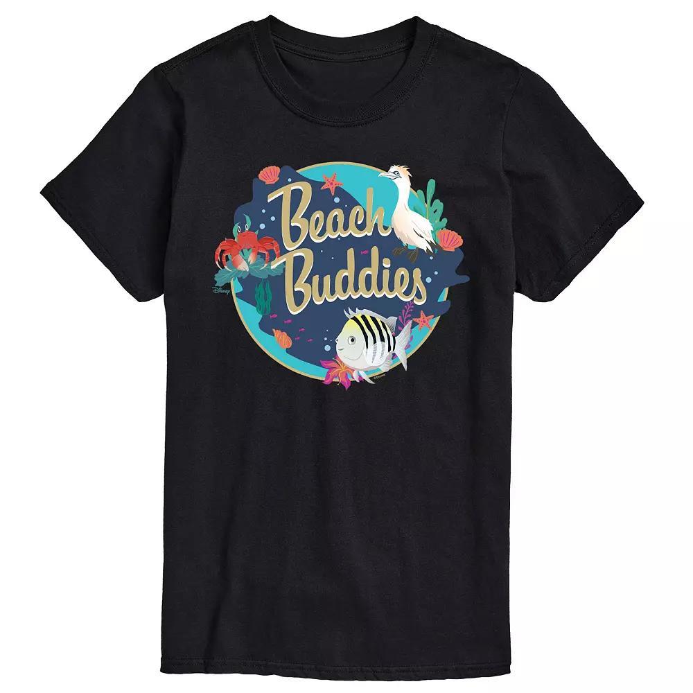 Disney Princess Big & Tall Belle Library Graphic Tee, Mens Blue Product Image