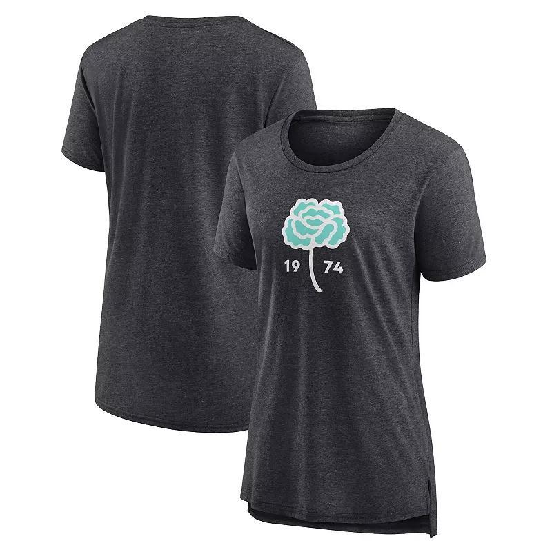 Womens Fanatics Gray Tennessee Volunteers True Classics Break It Down Tri-Blend T-Shirt Product Image