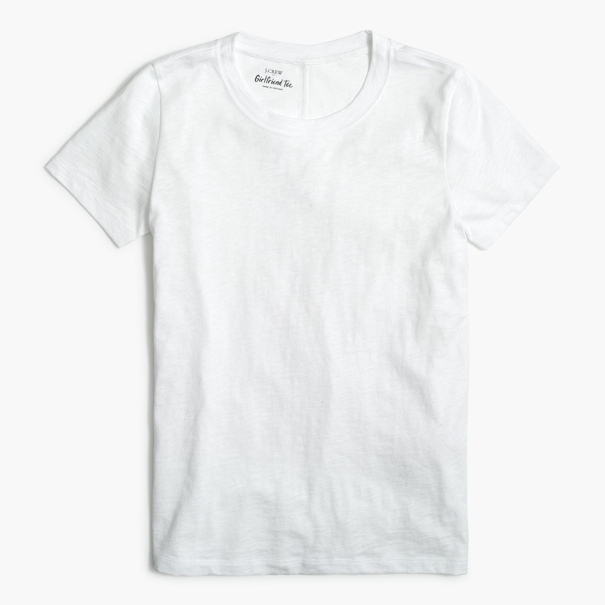 Short-sleeve girlfriend crewneck tee Product Image