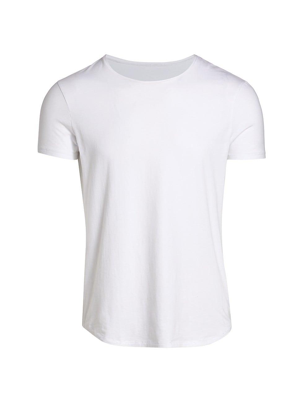 Monfrere Blanc Short Sleeve Stretch Crewneck Tee Product Image
