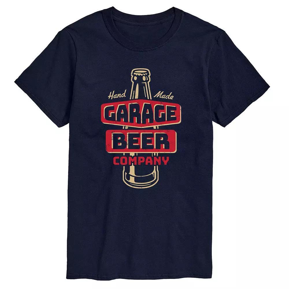 Big & Tall Garage Beer Co. Tee, Men's, Size: XXL Tall, Blue Product Image