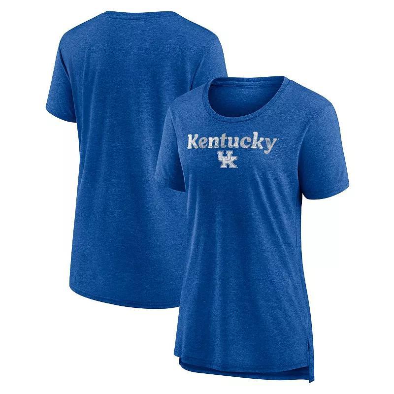 Women's Fanatics Royal Florida Gators True Classics Break It Down Tri-Blend T-Shirt, Size: XL, Blue Product Image