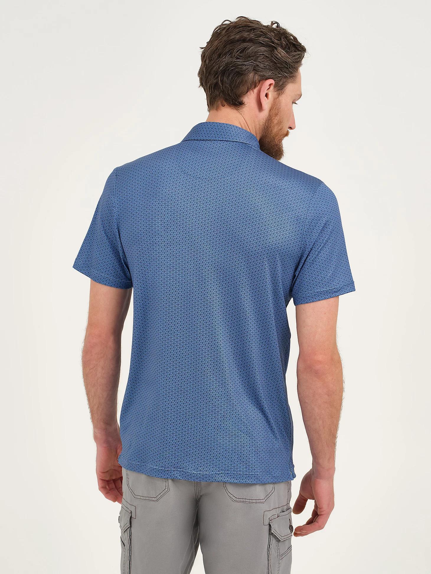 Men's Basket Print Performance Polo Shirt | Men's Tops & Tees | Lee® Product Image