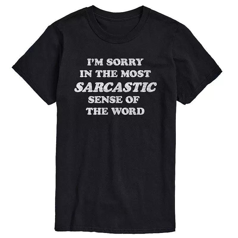 Big & Tall Im Sorry Sarcastic Graphic Tee, Mens Product Image