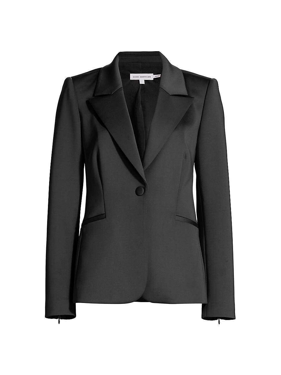 Womens Classic Sculpted Blazer | | Good American by Khlo Kardashian Product Image