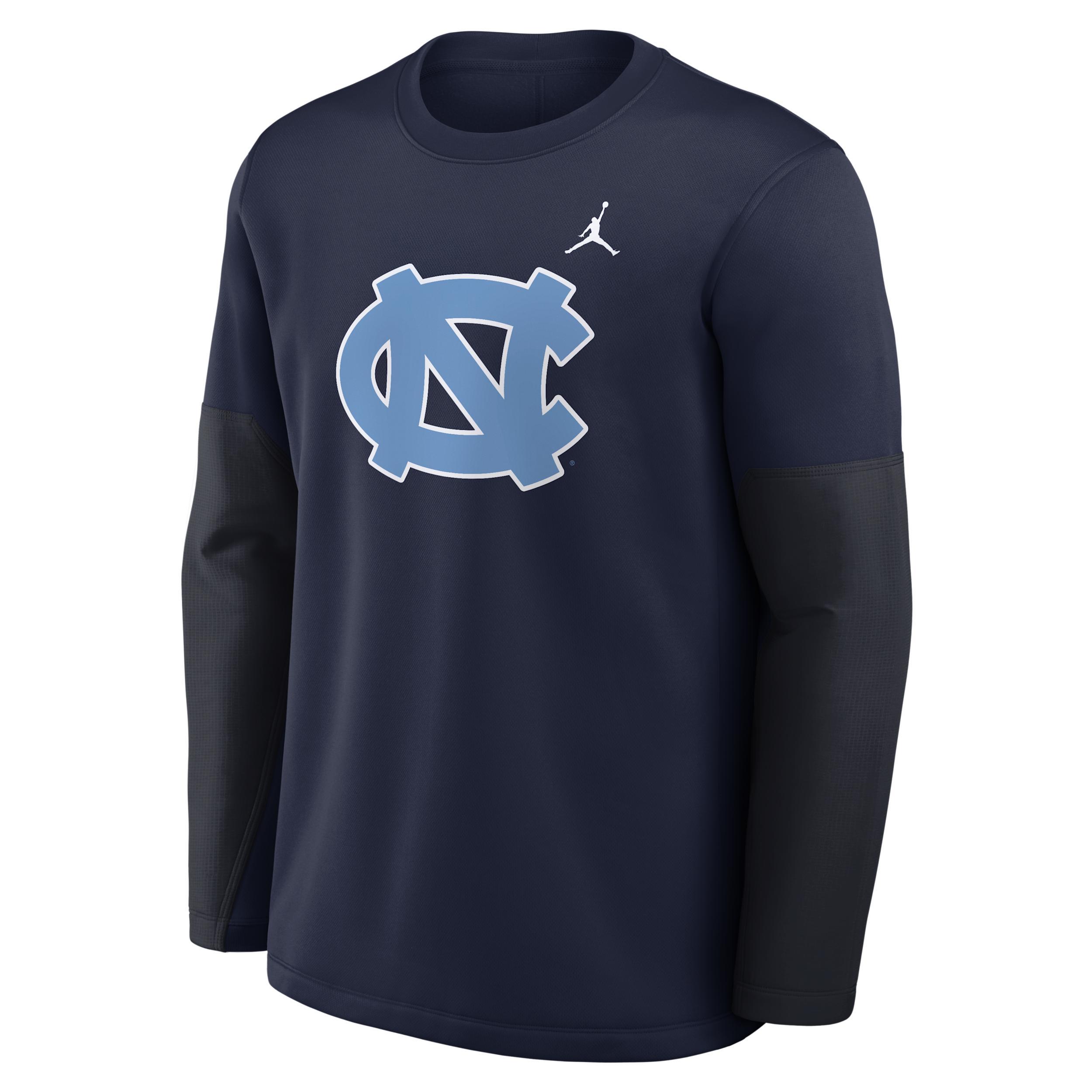 Men's Michigan Sideline Coach Jordan Brand Therma-FIT College Long-Sleeve T-Shirt Product Image