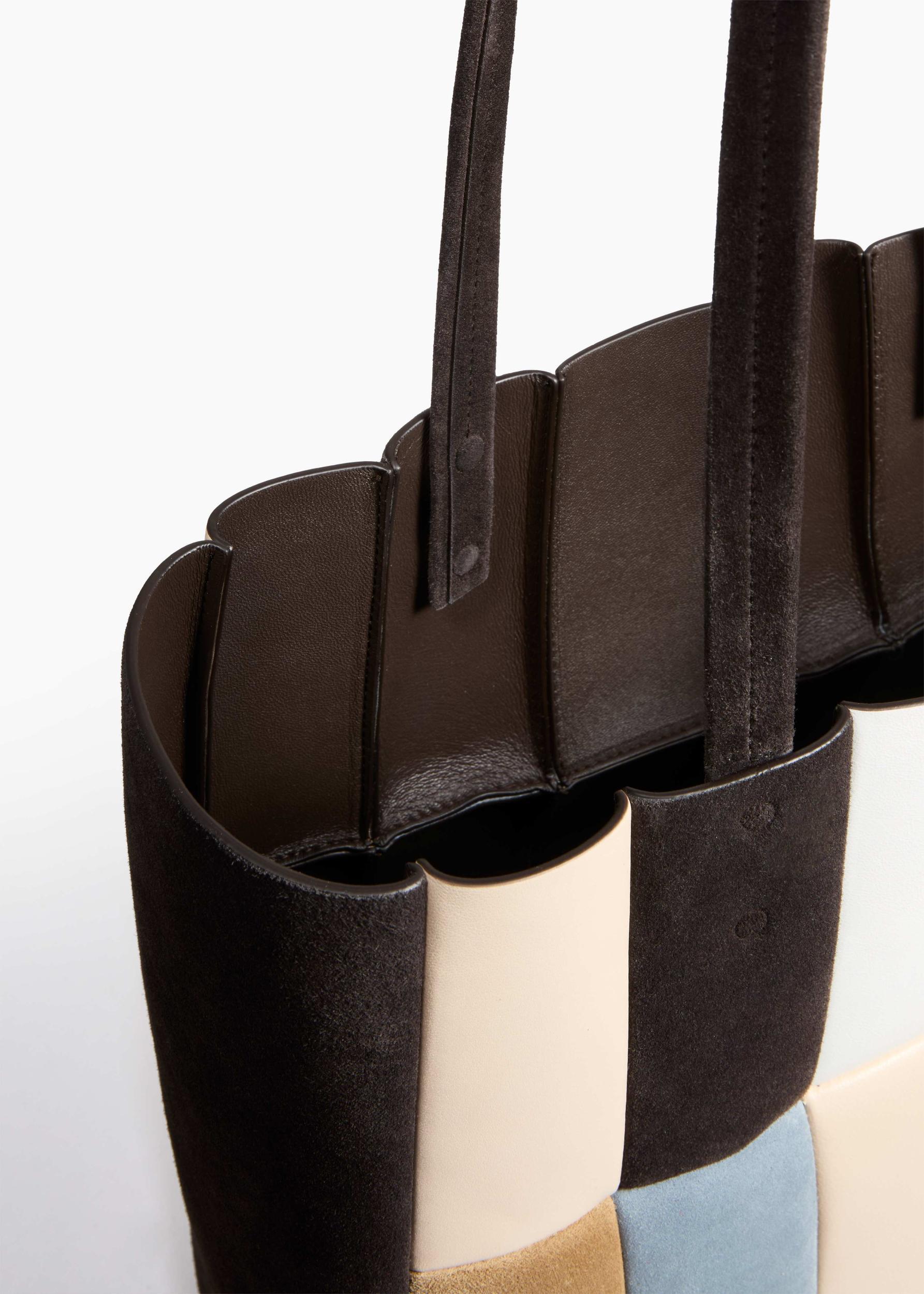 Zoe Tote in Dark Brown Multi Leather Product Image