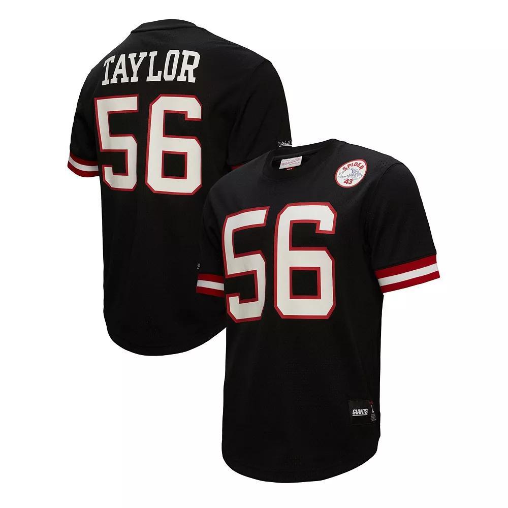 Men's Mitchell & Ness Lawrence Taylor Black New York Giants Retired Player Name & Number Mesh Top, Size: Small Product Image