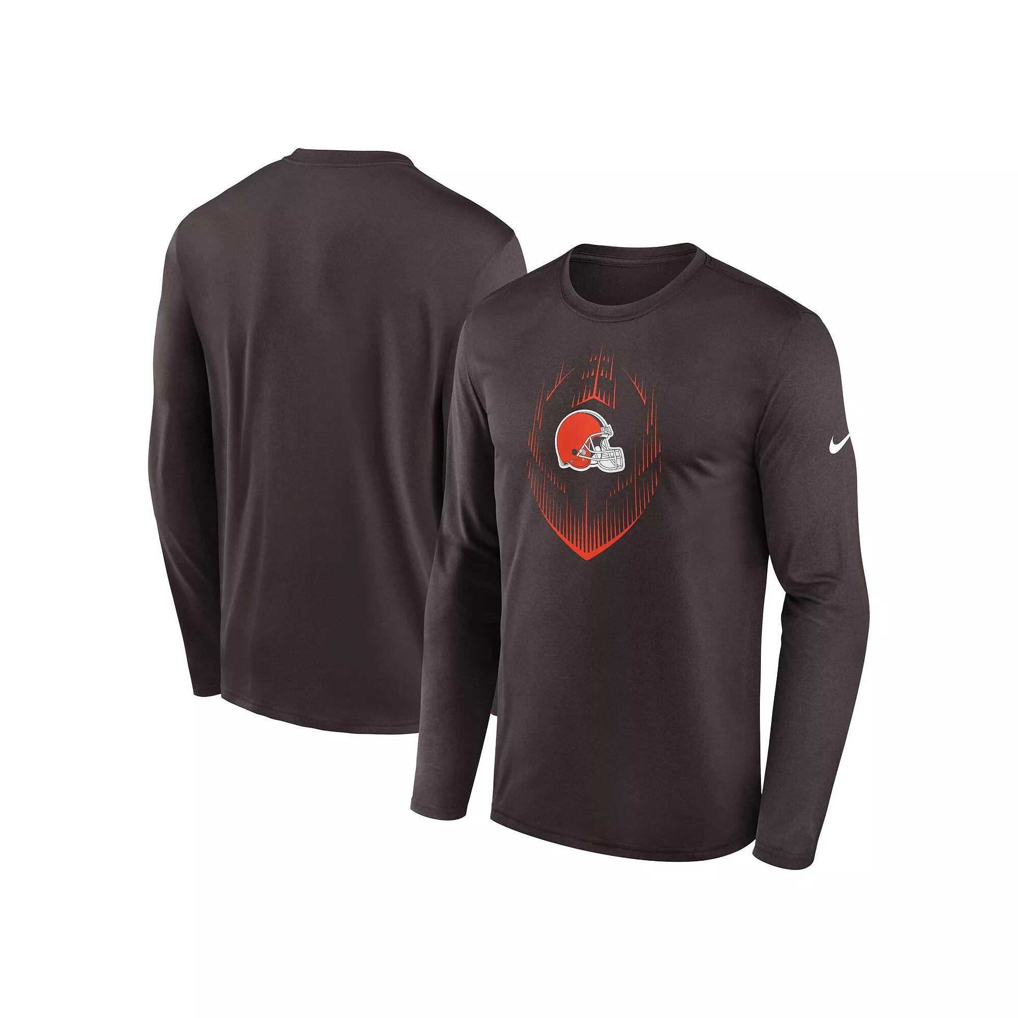 Men's Nike Purple LSU Tigers Primary Stack Legend Long Sleeve T-Shirt, Size: Large Product Image