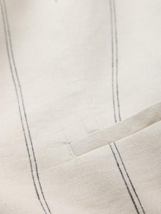 Linen-Blend Longline Vest Product Image