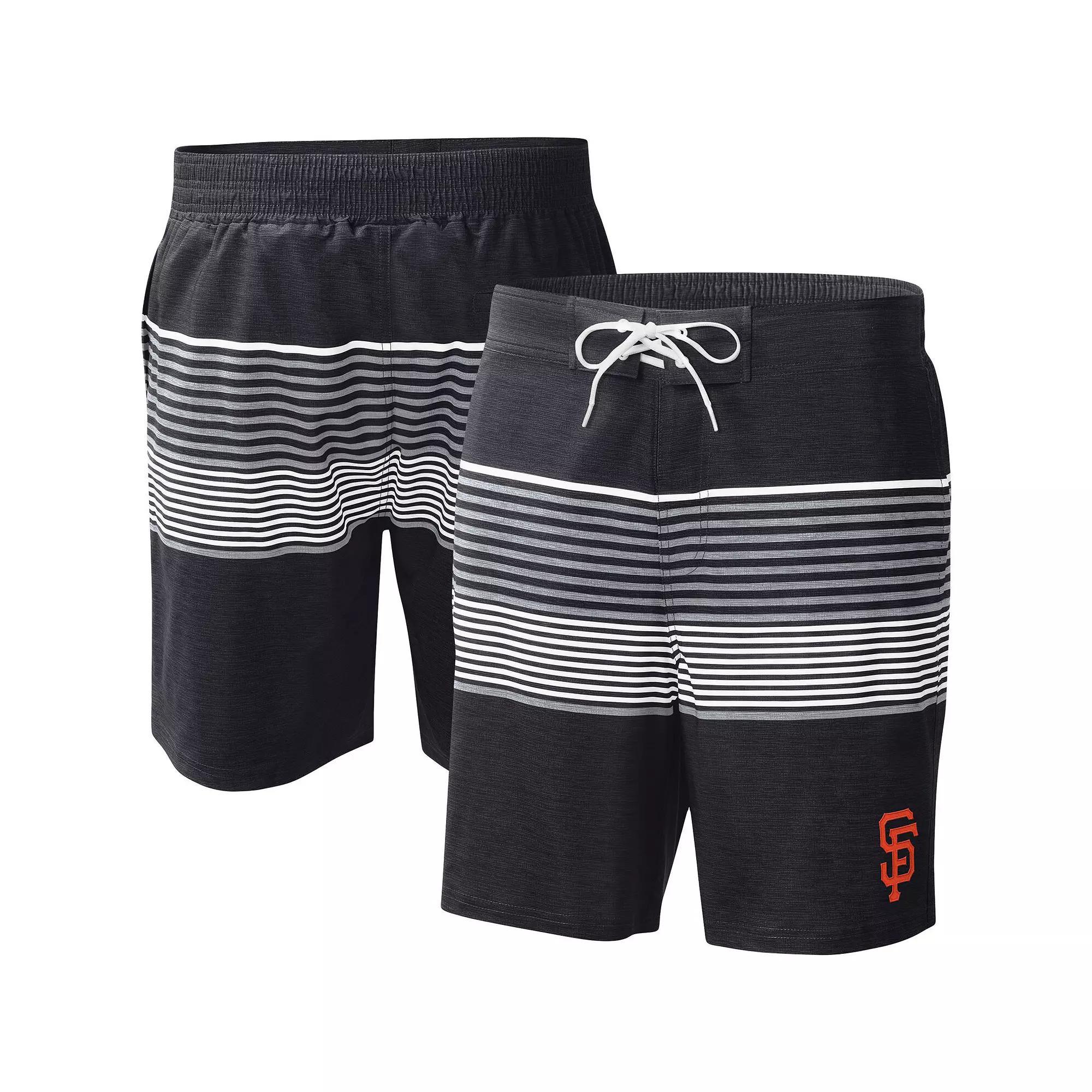 Men's G-III Sports by Carl Banks Black San Francisco Giants Coastline Volley Swim Shorts, Size: 2XL Product Image