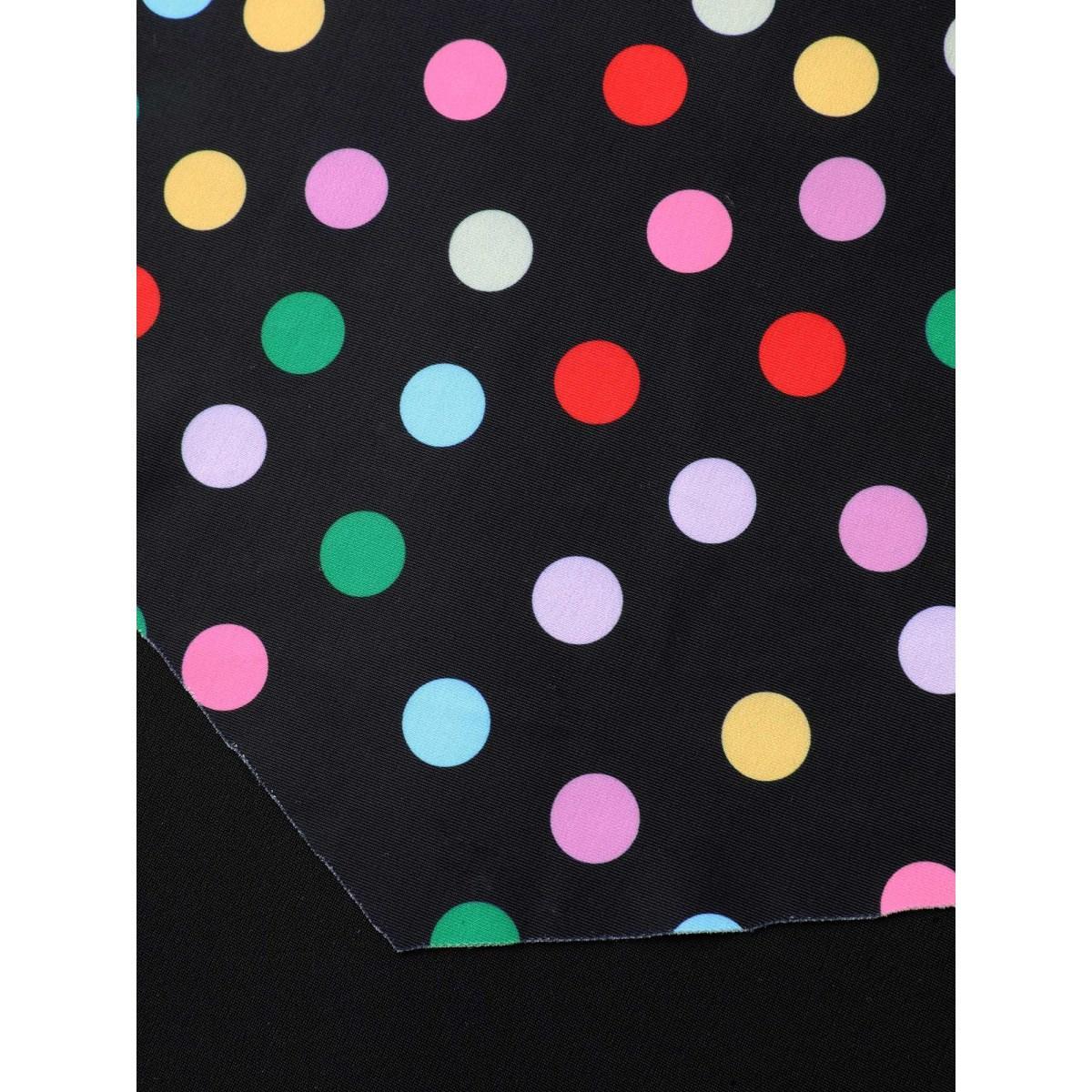 Plus Size Polka Dots Lotus Leaf Edge One-Piece Swimsuit Women's Swimwear Black Beach Gathered Curve Bathing Suits High stretch One Pieces BloomChic 12/L Product Image