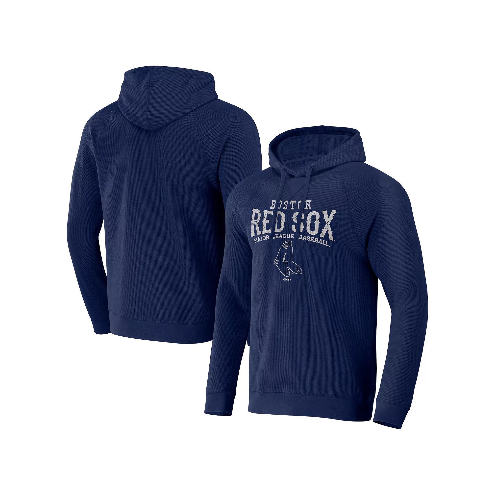 Mens Darius Rucker Collection by Fanatics Royal Kansas City Royals Waffle-Knit Raglan Pullover Hoodie Product Image