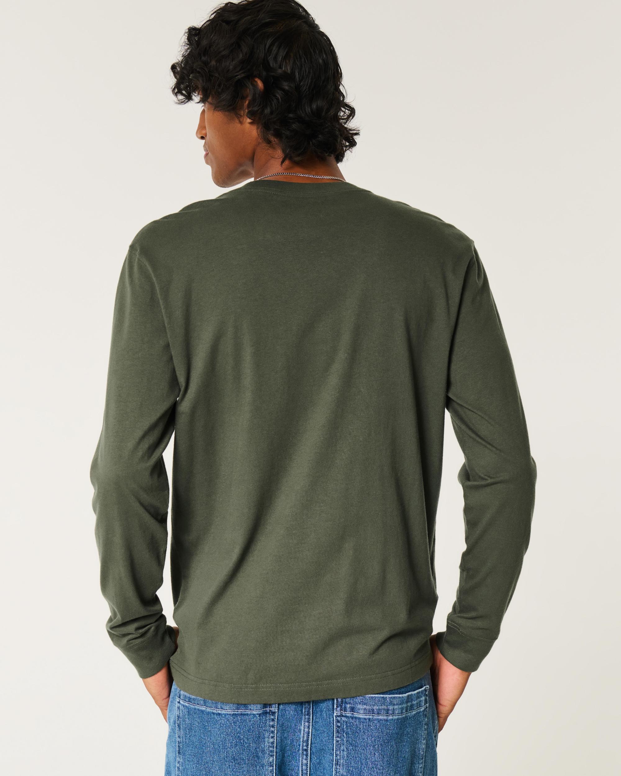 Long-Sleeve Cotton Crew T-Shirt Product Image