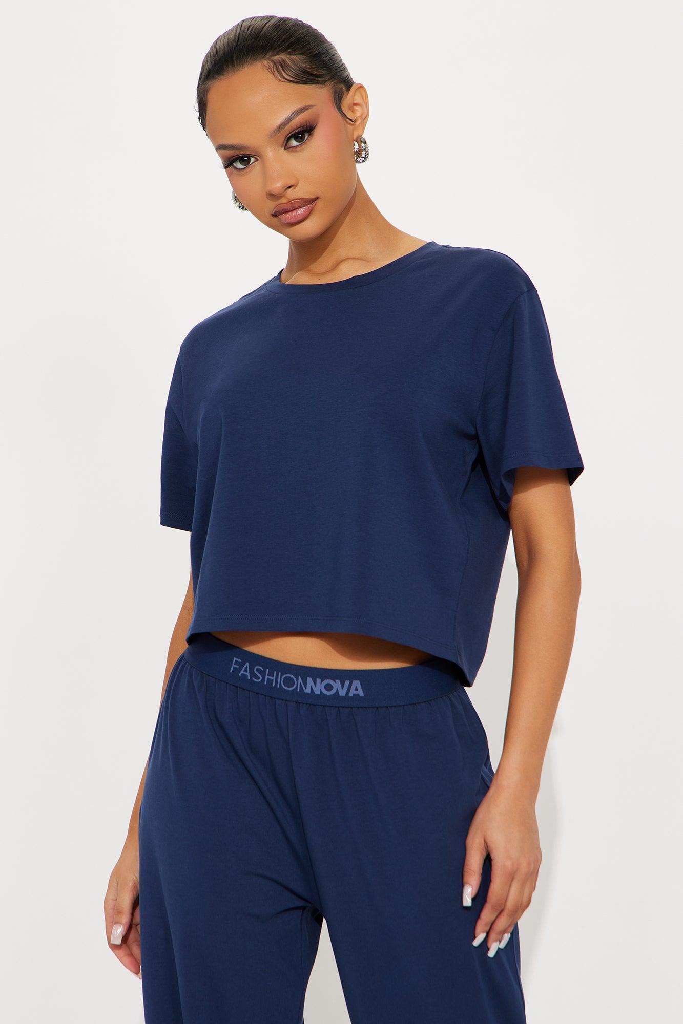 FN Mood PJ Pant Set - Navy Product Image