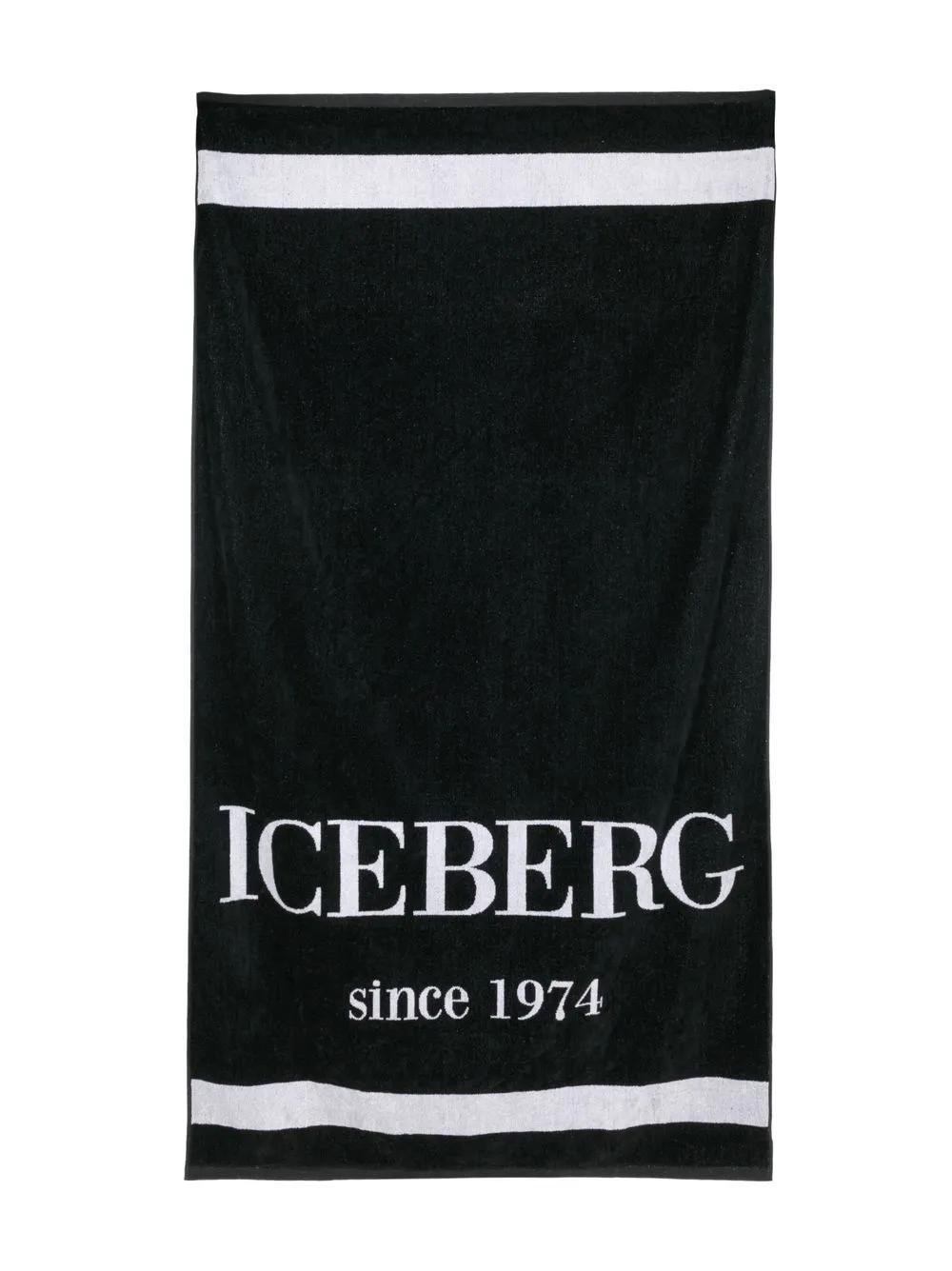 logo-print beach towel Product Image
