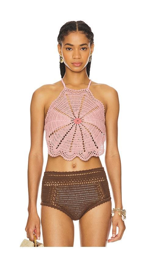Sunflower Halter Top SHE MADE ME Product Image