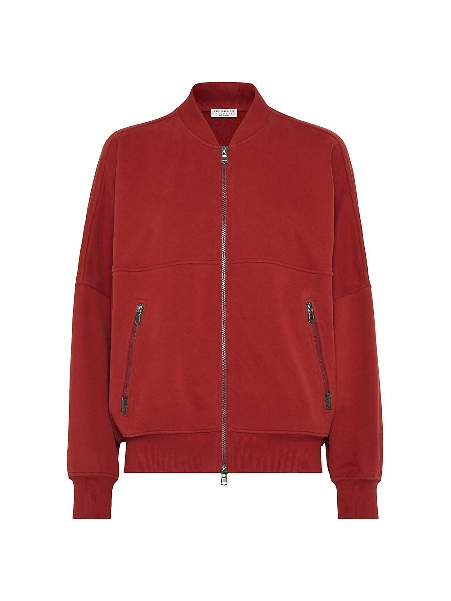 Womens Cotton Smooth French Terry Sweatshirt Product Image