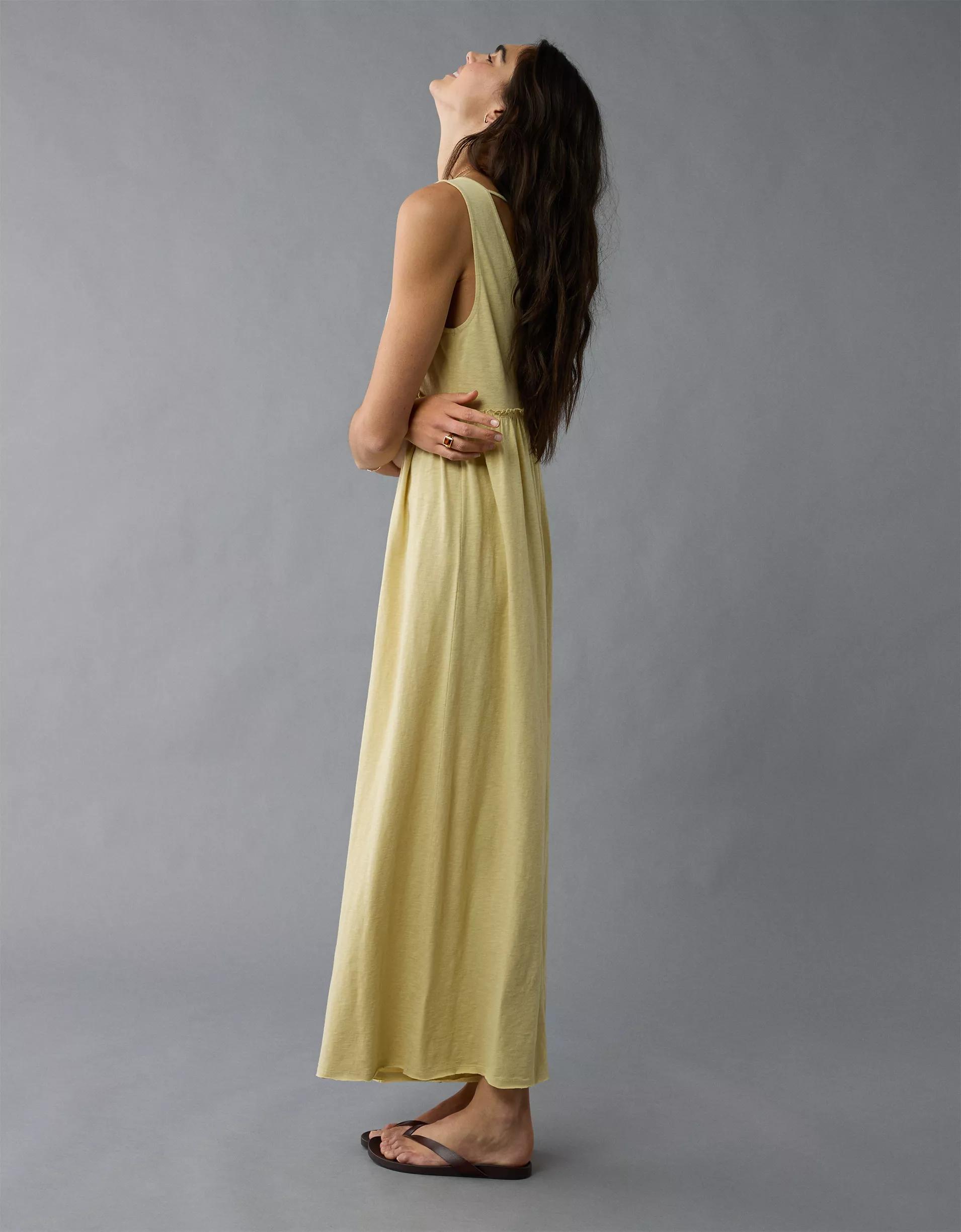 AE Sunchaser Knit V-Neck Jumpsuit Product Image
