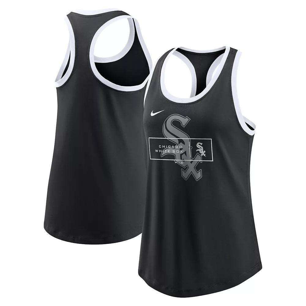 Women's Nike Black Chicago White Sox Tech Tank Top, Size: Large Product Image