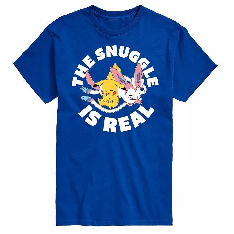Mens Pokemon The Snuggle Is Real Pikachu Tee Product Image