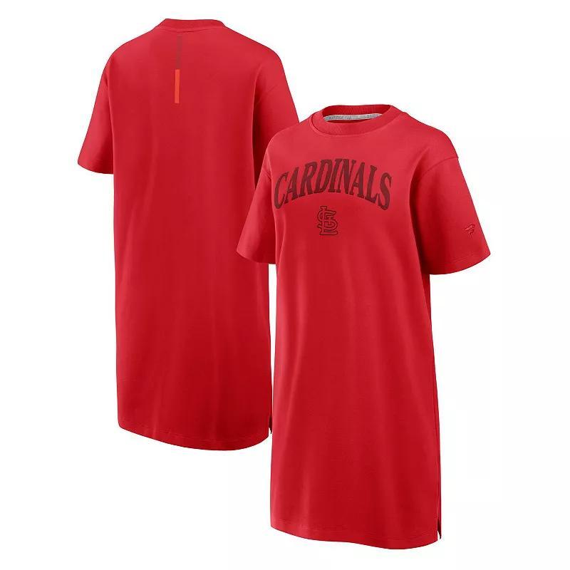 Women's Fanatics Red St. Louis Cardinals Elements Cotton Dress, Size: 2XL Product Image