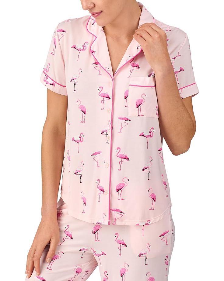 Short Sleeve Cropped PJ Set Product Image
