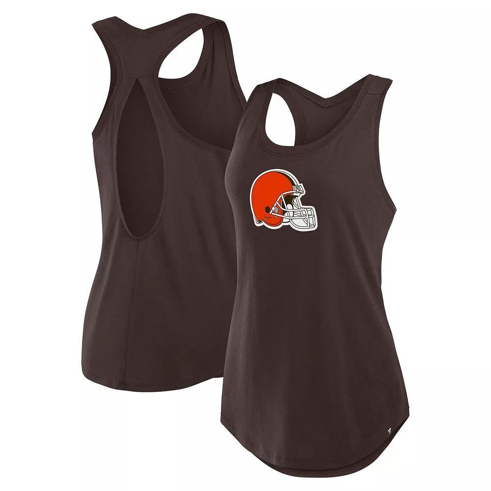 Women's Fanatics Aqua Miami Dolphins Iron Fan Tank Top, Size: 2XL, Turquoise A Product Image