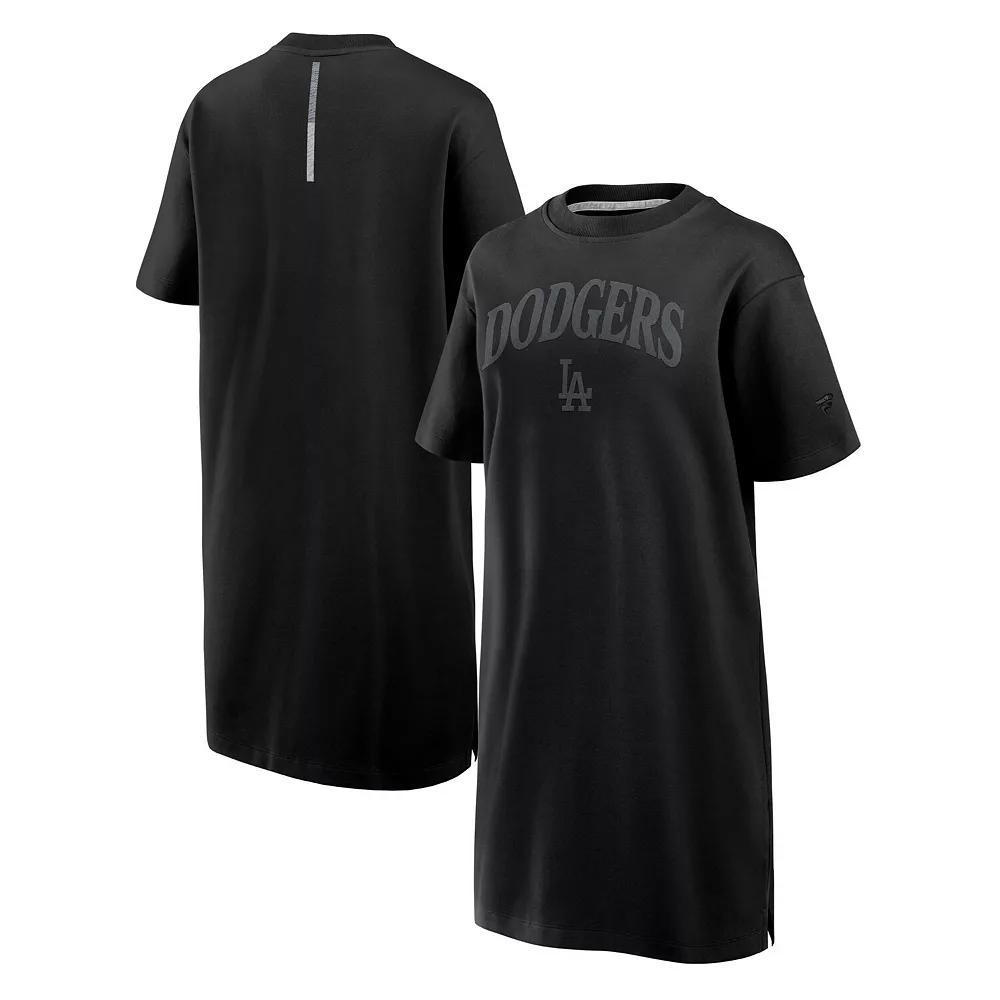 Women's Fanatics Black Los Angeles Dodgers Elements Cotton Dress, Size: Small Product Image