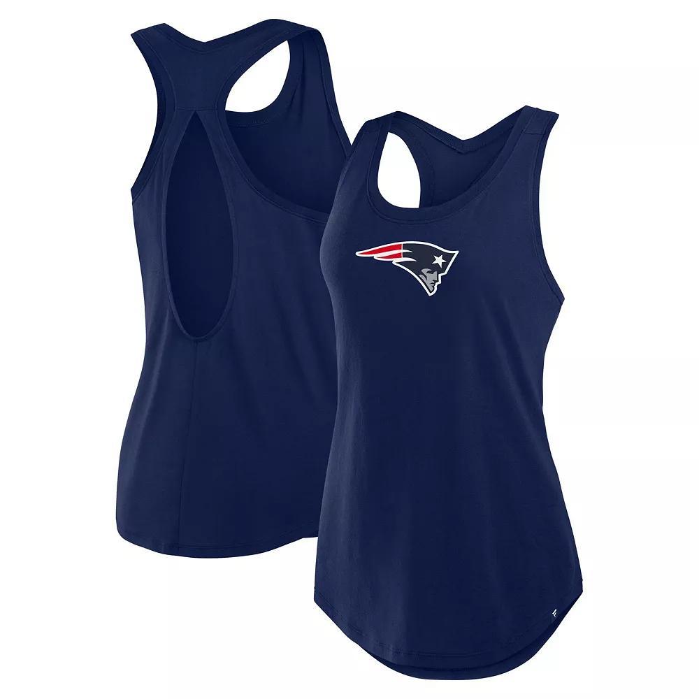 Women's Fanatics Powder Blue Los Angeles Chargers Iron Fan Tank Top, Size: Large, Light Product Image