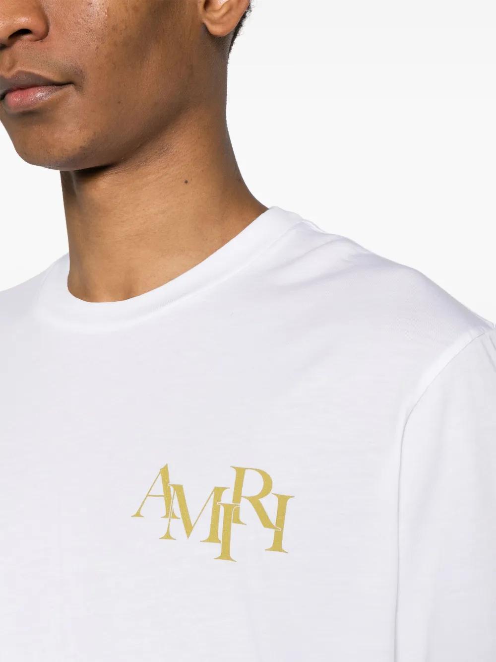 Champagne cotton T-shirt Product Image