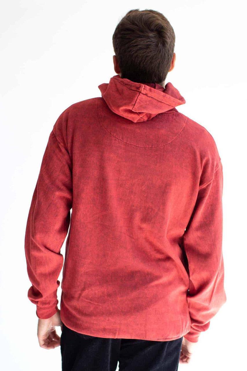 Mineral Red Tie Dye Hoodie Product Image