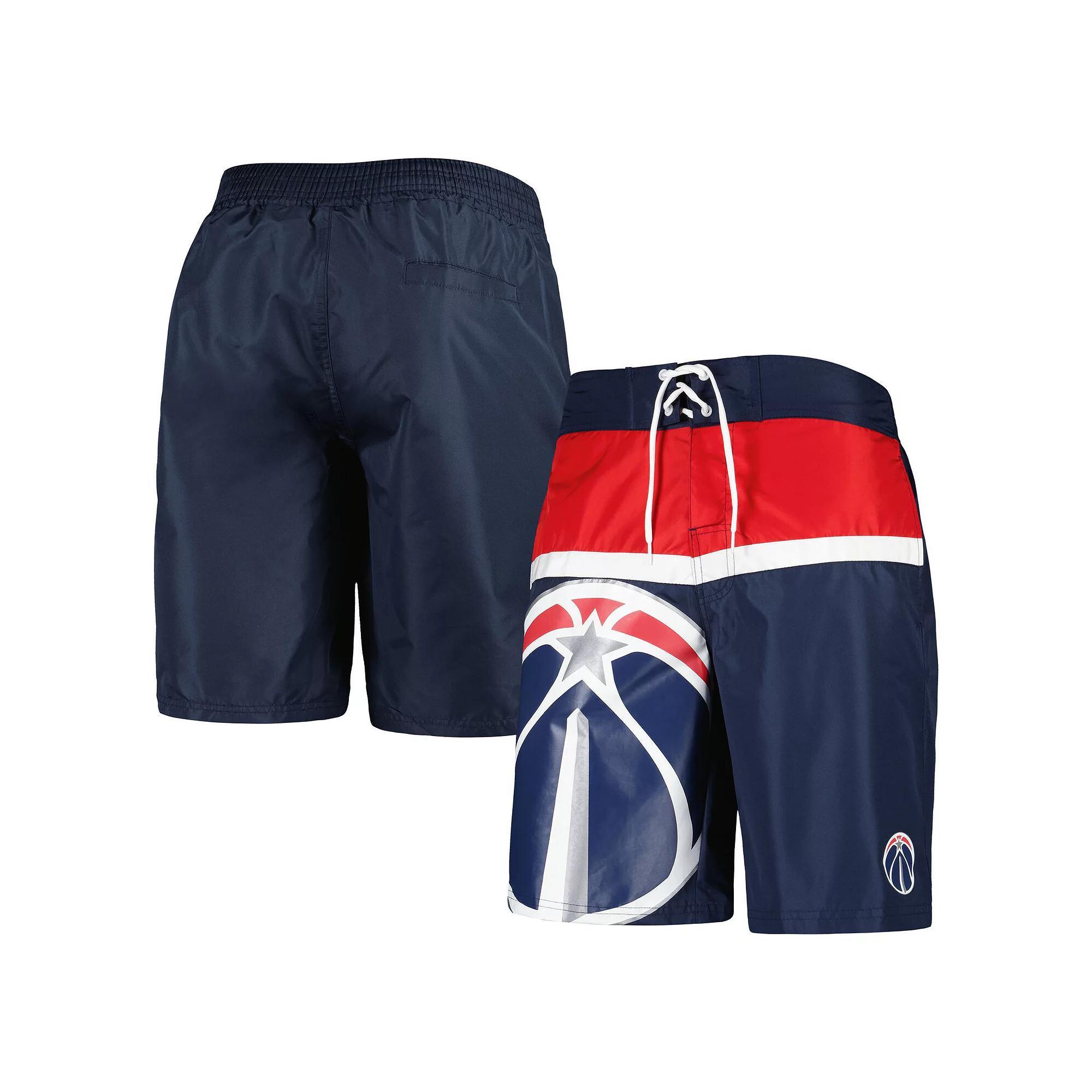 Men's G-III Sports by Carl Banks Navy Washington Wizards Sea Wind Swim Trunks, Size: Medium, Wiz Blue Product Image