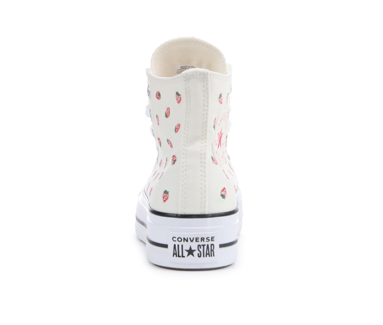 Women's Converse Chuck Taylor All Star Lift Hi Strawberry Sneakers Product Image