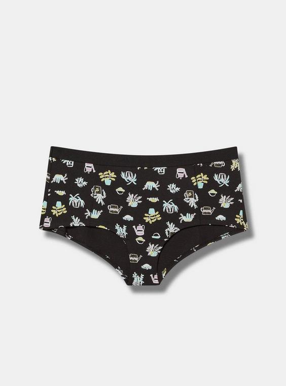 Cotton Mid-Rise Boyshort Panty Product Image