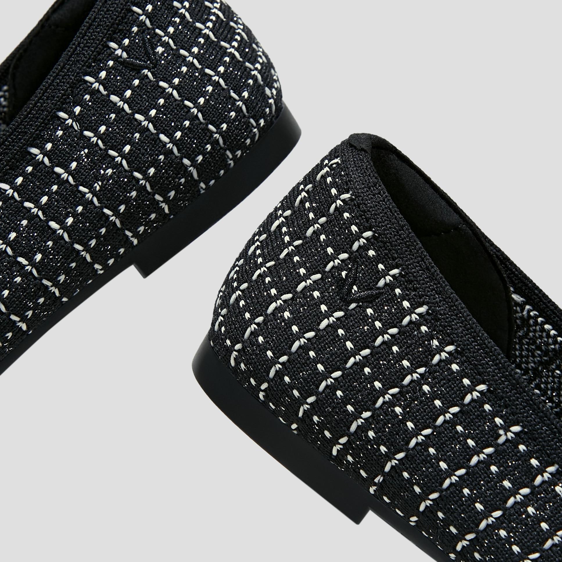 Round-Toe Woven Knit Loafer (Audrey) Product Image