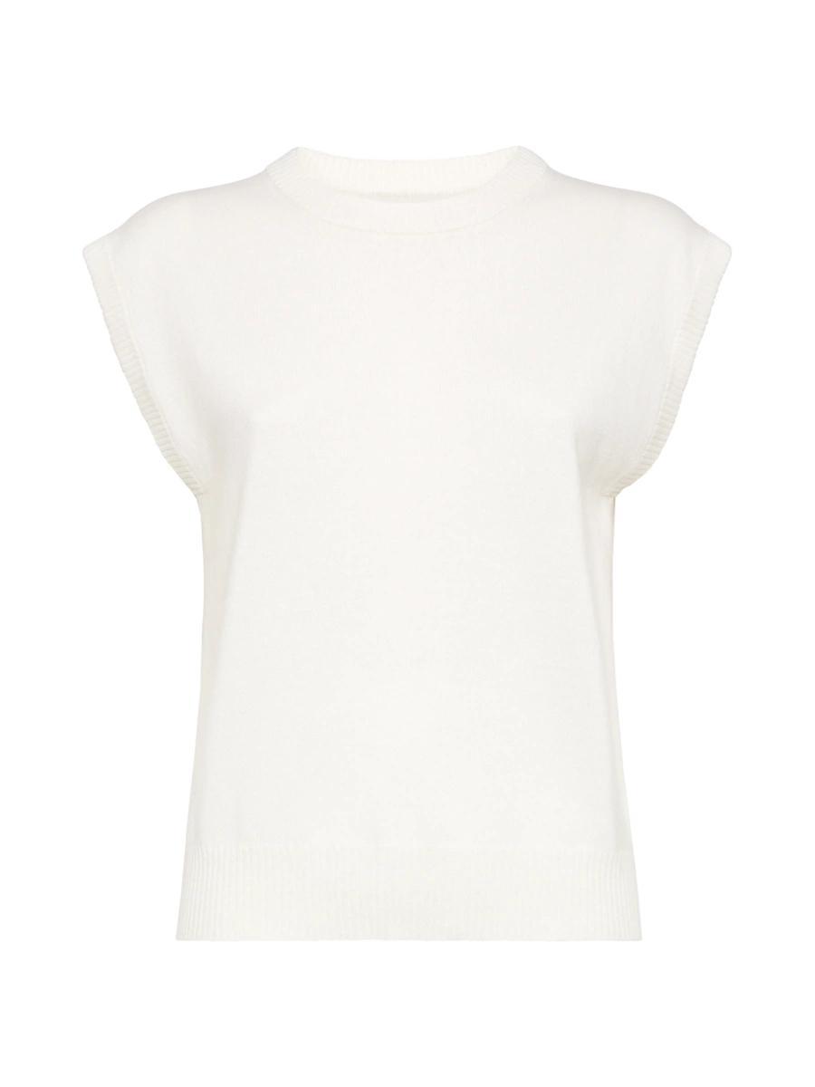 Womens Cashmere Sweater Vest Product Image