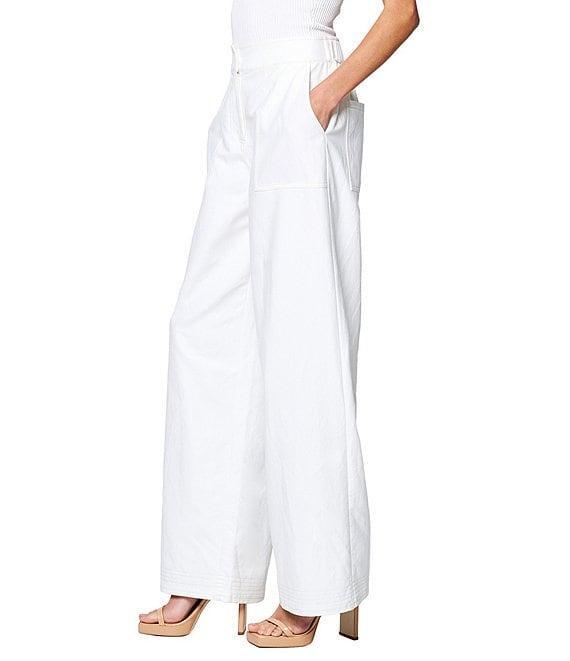 CIEBON Jeneen High Waisted Wide Leg Pants Product Image