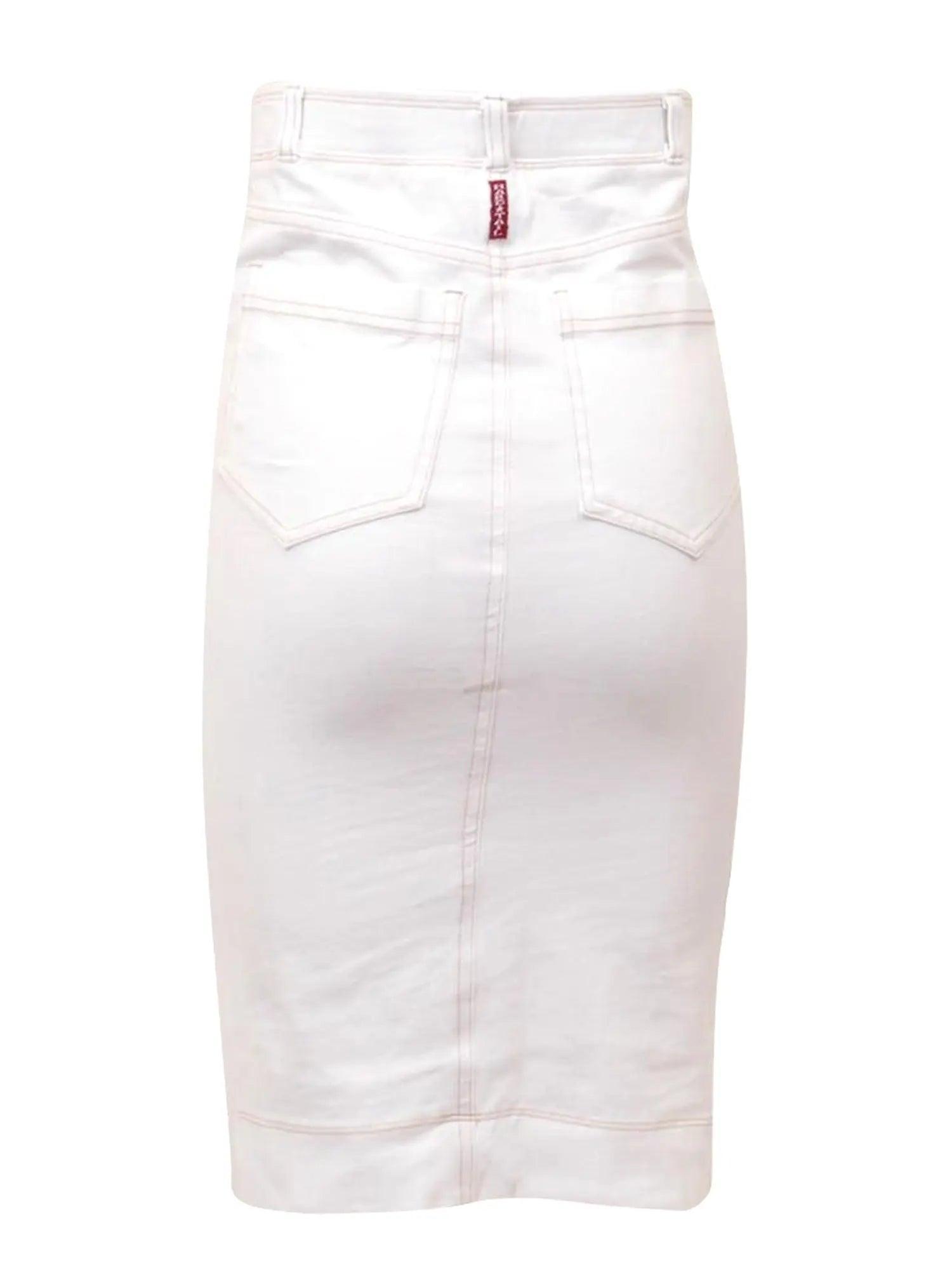 Hard Tail Jean Knee Skirt WJ-105 Product Image