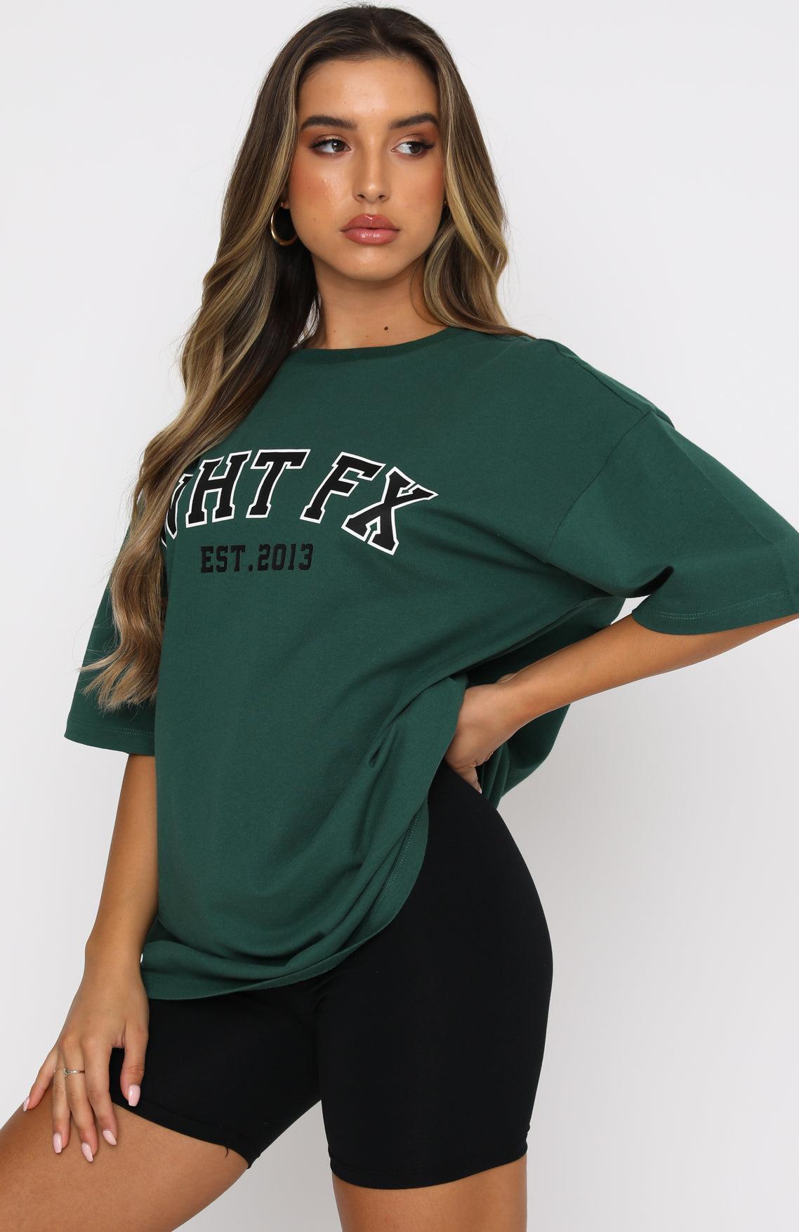Varsity Tee Green Male Product Image