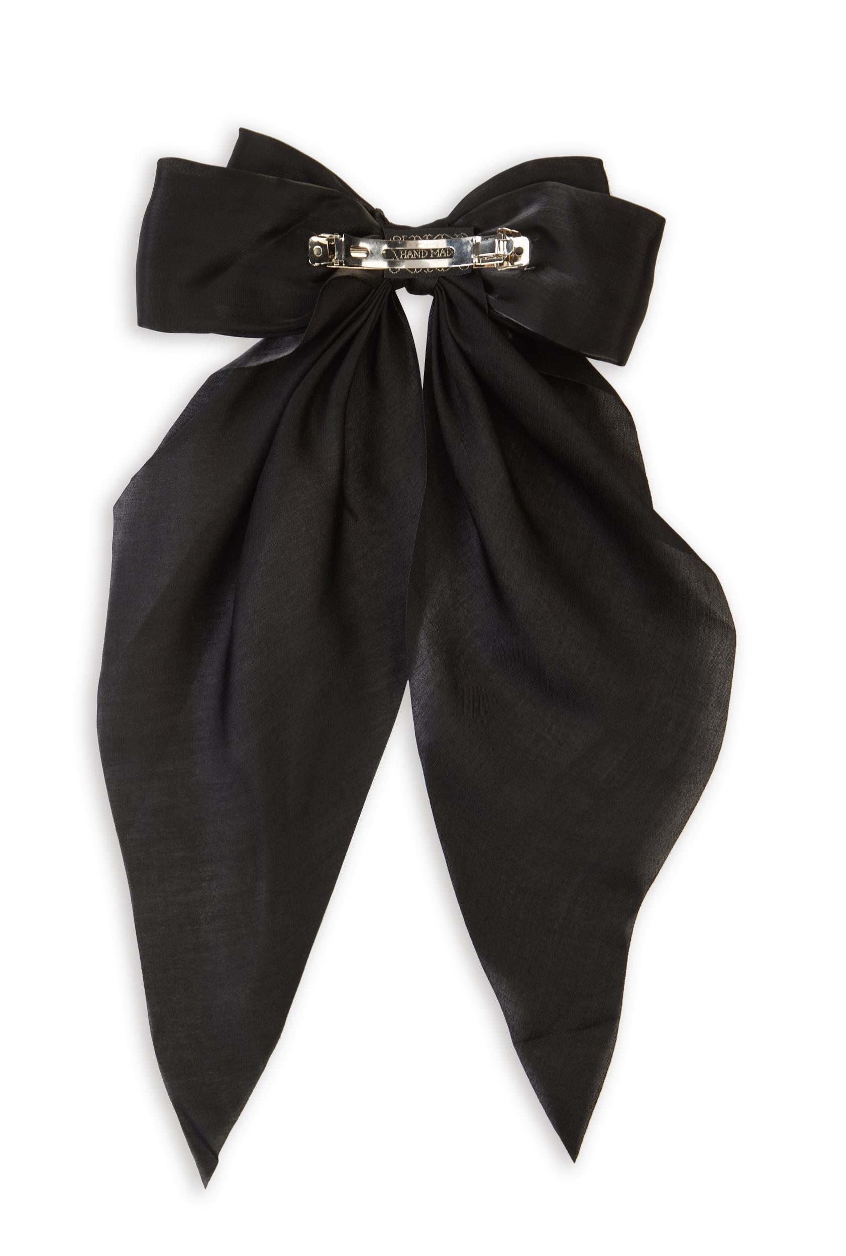 Chiffon Bow Hair Clip Female Product Image