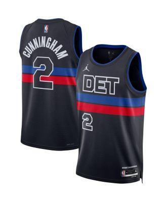 Mens Jordan Cade Cunningham Black Detroit Pistons Statement Edition Swingman Jersey - Black Product Image