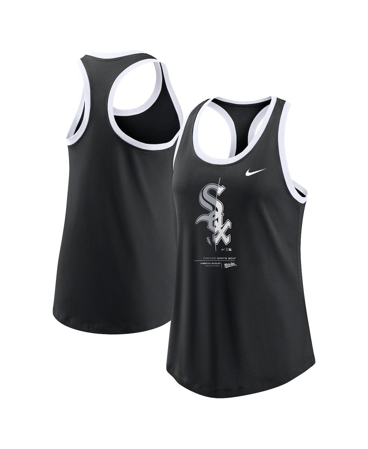 Women's Nike Black Chicago White Sox Tech Tank Top, Size: Large Product Image