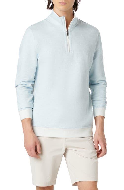 Mens Cotton-Blend Quarter-Zip Sweatshirt Product Image